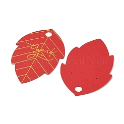 100Pcs Gold Stamping Paper Printed Gift Tags&nbsp;CDIS-H007-14A