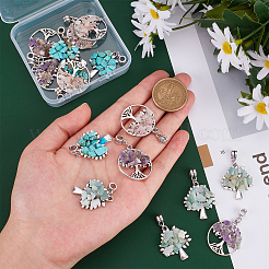 16Pcs 4 Styles Alloy European Dangle Charms&nbsp;FIND-SC0003-21