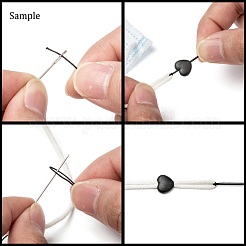 Heart PVC Plastic Cord Lock for Mouth Cover&nbsp;KY-D013-04J