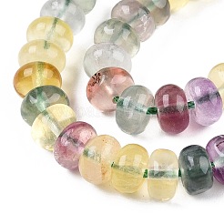 Natural Colorful Fluorite Beads Strands&nbsp;G-T138-75