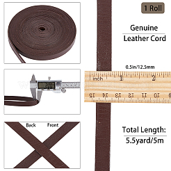 Flat Cowhide Leather Cord&nbsp;WL-GF0001-08C-02