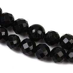 Natural Black Tourmaline Beads Strands&nbsp;LS-G-G927-46