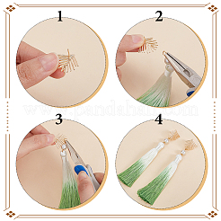 10Pcs Brass Stud Earring Findings&nbsp;KK-BC0010-50