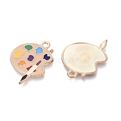 Alloy Enamel Pendants&nbsp;ENAM-Q004-01KCG-25