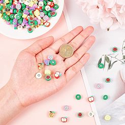 Handmade Polymer Clay Beads&nbsp;CLAY-NB0001-17