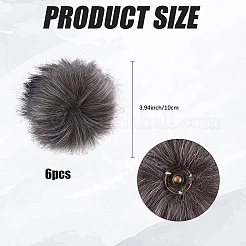 Faux Fox Fur Soft Pompom Ball&nbsp;DIY-WH20002-620A-05