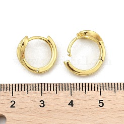 Hollow Heart Brass Hoop Earrings&nbsp;EJEW-D311-098G