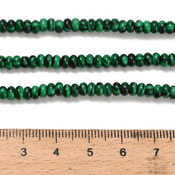 Synthetic Malachite Beads Strands&nbsp;G-Z110-B02-2x4mm
