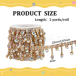 2Yards Tassel Rhinestone Cup Chains&nbsp;CH-BC0001-05