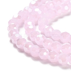 Electroplate Glass Beads Strands&nbsp;EGLA-A035-J4mm-A02