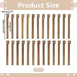 Wood Bookmarks&nbsp;AJEW-WH0481-22