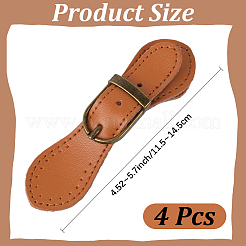 Leather Toggle Buckle&nbsp;AJEW-CL0003-73C