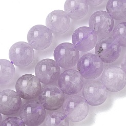 Natural Lavender Amethyst Beads Strands&nbsp;G-F306-11-10mm-01