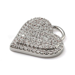 Brass Micro Pave Cubic Zirconia Pendants&nbsp;KK-I276-29P-02