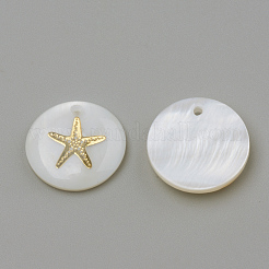 Freshwater Shell Pendants&nbsp;X-SHEL-Q010-001G