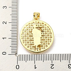 Brass with Cubic Zirconia Pendants&nbsp;FIND-Z023-09B-02