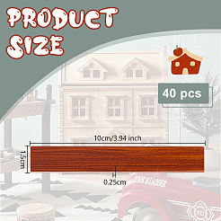 20Pcs Wood Sheet Miniature Ornaments&nbsp;DIY-WH0661-57A