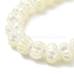 Rainbow Plated Electroplate Glass Beads&nbsp;GLAA-G106-02A-FR02