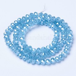 Electroplate Glass Beads Strands&nbsp;EGLA-A034-J2mm-A06