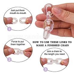 Transparent Acrylic Linking Rings&nbsp;PACR-R246-061B