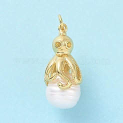 Shell Pearl Pendants&nbsp;KK-C004-10G