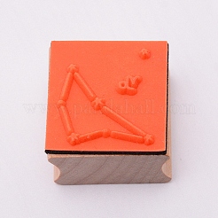 Wooden Stamps&nbsp;LS-DIY-WH0175-46J