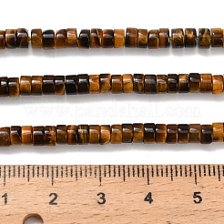 Natural Tiger Eye Beads Strands&nbsp;G-Z110-A34-2x4mm-02
