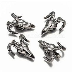 Cattle Skull 304 Stainless Steel Big Pendants&nbsp;STAS-M206-100AS