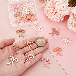 20Pcs 4 Colors Baking Paint Zinc Alloy Pendants&nbsp;FIND-GA0005-38