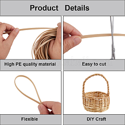 30M Plastic Imitation Cane Wire Cord&nbsp;OCOR-GF0005-40F