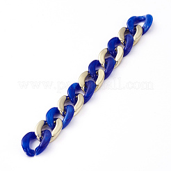 Handmade CCB Plastic Curb Chain&nbsp;AJEW-JB00678-06