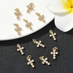 SHEGRACE Brass Micro Pave Cubic Zirconia Pendants&nbsp;XGRQ3D520-491G