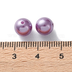Plastic Imitation Pearl Beads&nbsp;FIND-M059-01C-03