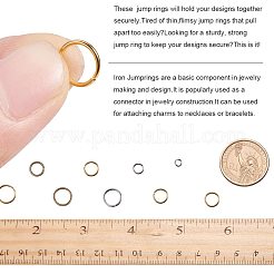 Brass Open Jump Rings&nbsp;KK-PH0034-93