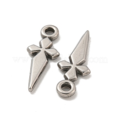 Non-Tarnish 304 Stainless Steel Pendants&nbsp;STAS-O004-06B-P