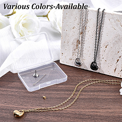1Pc 304 Stainless Steel Heart Pendant Urn Ashes Necklaces&nbsp;NJEW-CN0001-20EB
