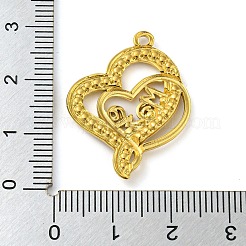 Ion Plating(IP) Real 18K Gold Plated 304 Stainless Steel Rhinestone Pendants&nbsp;STAS-P341-07G-01