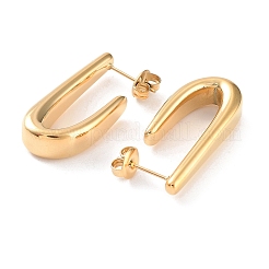 304 Stainless Steel Twist Teardrop Stud Earrings&nbsp;EJEW-H115-13G