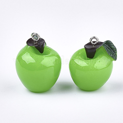 Resin Pendants&nbsp;X-RESI-T028-34B