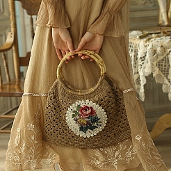 Eco-Friendly Bamboo Bag Handle for Handcrafted Handbag DIY Bags Accessories&nbsp;FIND-PH0015-32