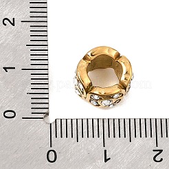 304 Stainless Steel with Crystal Rhinestone Beads&nbsp;RB-CBAC900-03G
