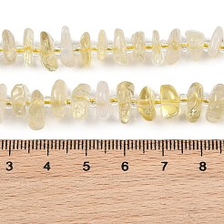 Heated Natural Lemon Quartz Beads Strands&nbsp;GG-CBA3A44-B04-01