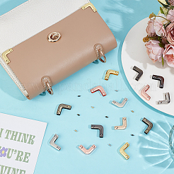 24Pcs 6 Styles Zinc Alloy Purse Decorative Edge Hardware&nbsp;PURS-PH0001-42