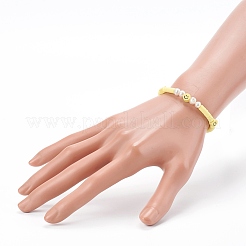 Handmade Polymer Clay Heishi Beaded Stretch Bracelets&nbsp;BJEW-JB06143