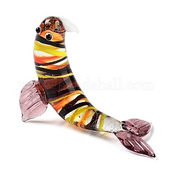 3D Sea Lion Handmade Lampwork Display Decoration&nbsp;DJEW-C012-03