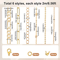 DIY Brass Bracelets & Necklaces Jewelry Making Kits&nbsp;DIY-SC0028-28