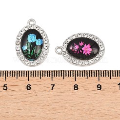 Alloy Enamel & Rhinestone Pendants&nbsp;FIND-H065-01P