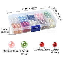 DIY Round Acrylic Bead Bracelets Making Kits&nbsp;DIY-YW0009-88