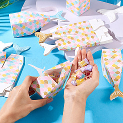 12Pcs 2 Colors Paper Candy Boxes&nbsp;CON-TA0001-16