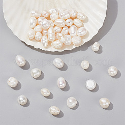 45Pcs 3 Style Natural Cultured Freshwater Pearl Beads&nbsp;PEAR-WR0001-07